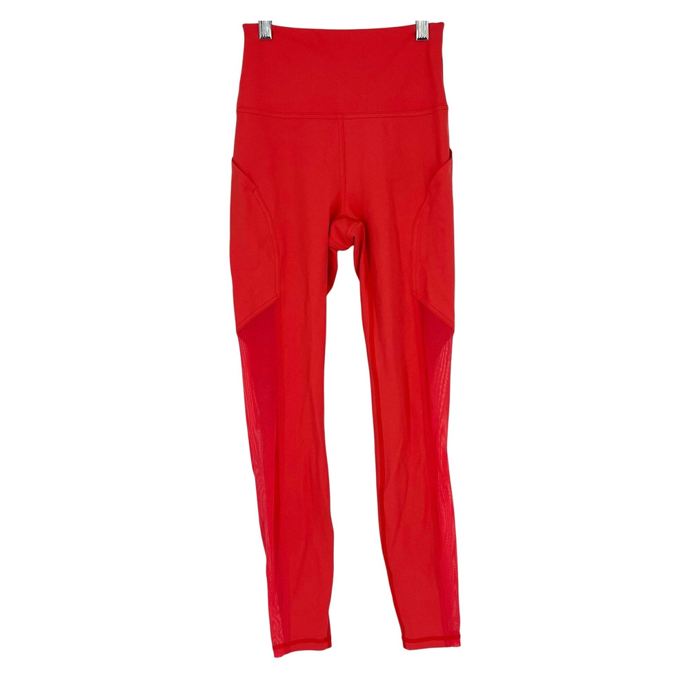 Lululemon‎ Mastered Motion HR Tight 28" Thermal Red Size 4